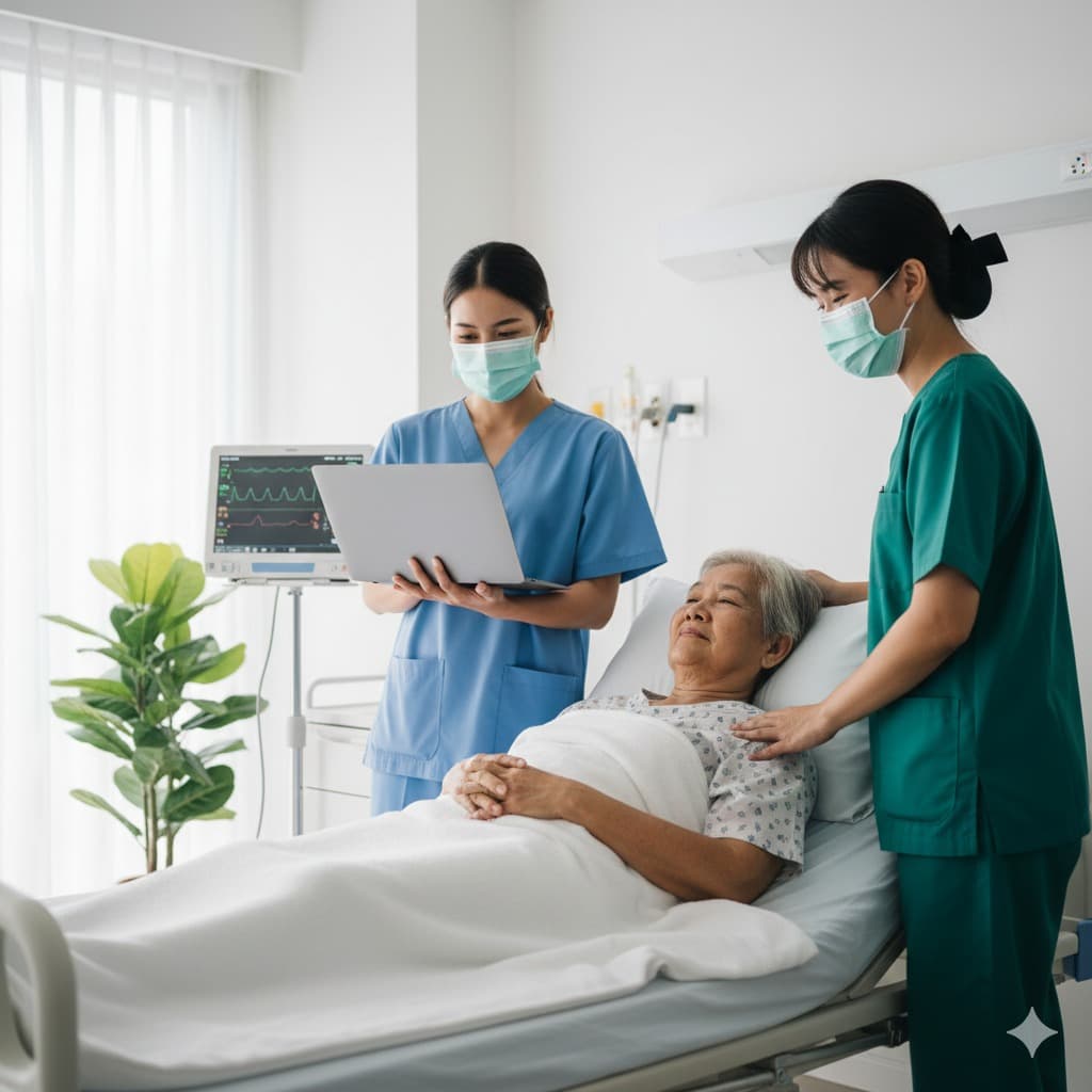 Medical Team with Patient